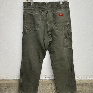 Dickies Green Work Pants 38 x 32